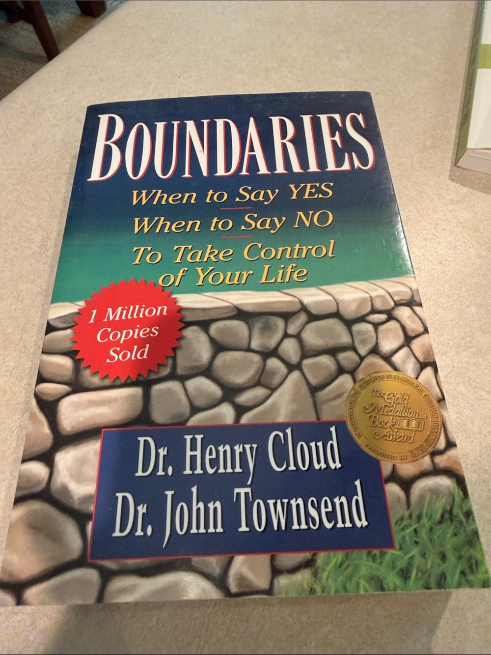 Boundaries by Dr. Henry Cloud & Dr. John Townsend - Green/Blue Cover
